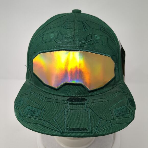 Halo Infinite Slideback Hat Green One Size Adjustable 6 Panel W/Tags - Picture 2 of 9